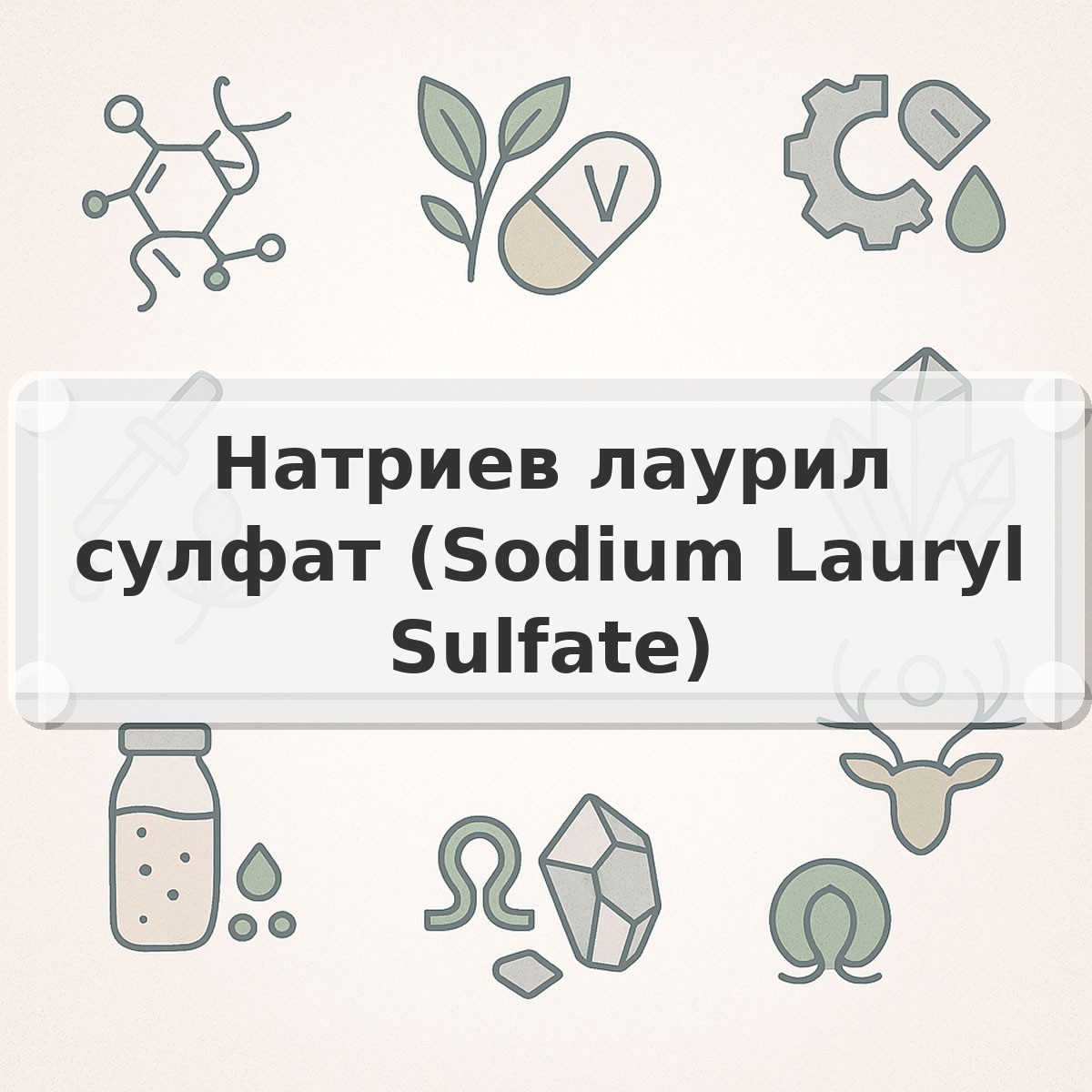 Натриев лаурил сулфат (Sodium Lauryl Sulfate)