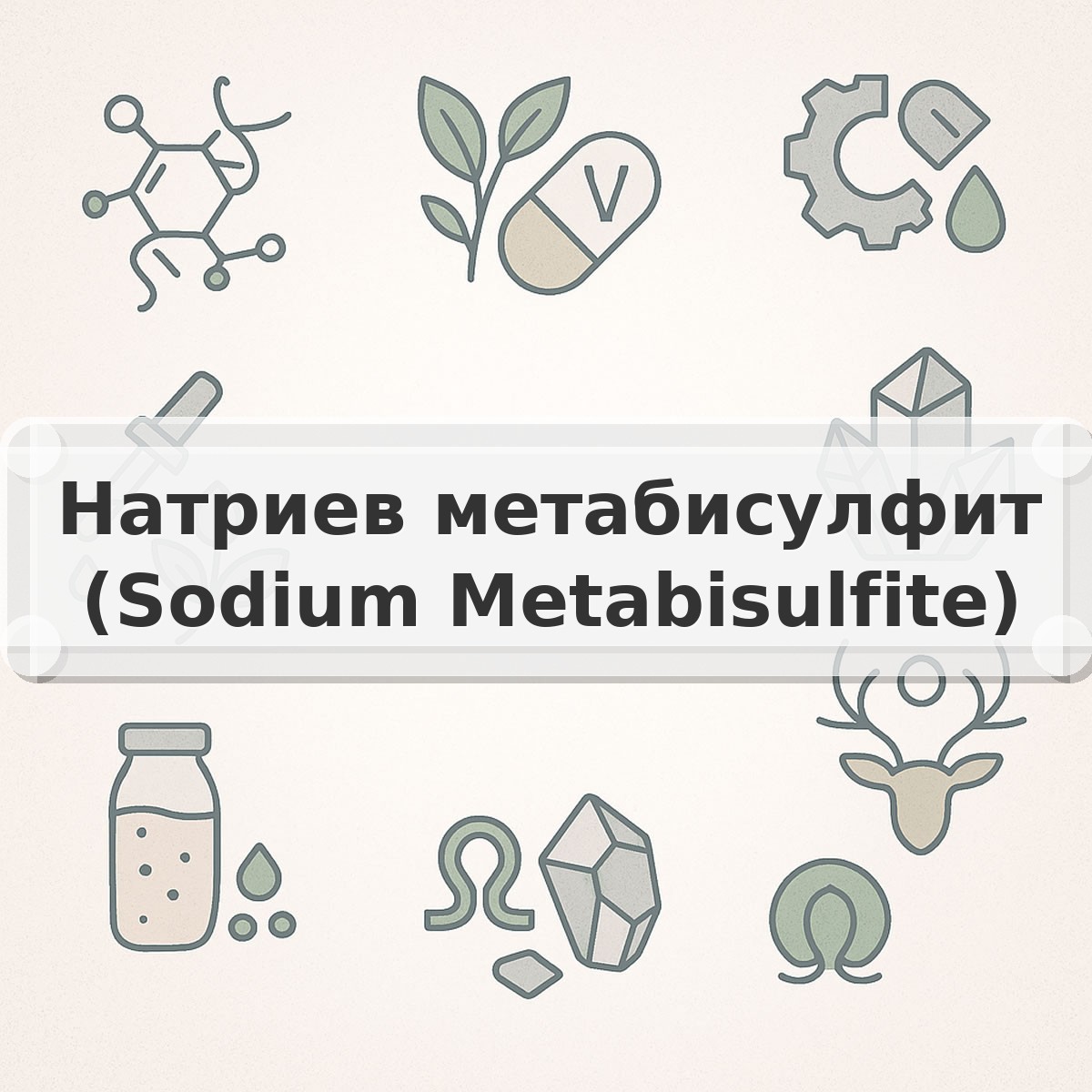 Натриев метабисулфит (Sodium Metabisulfite)