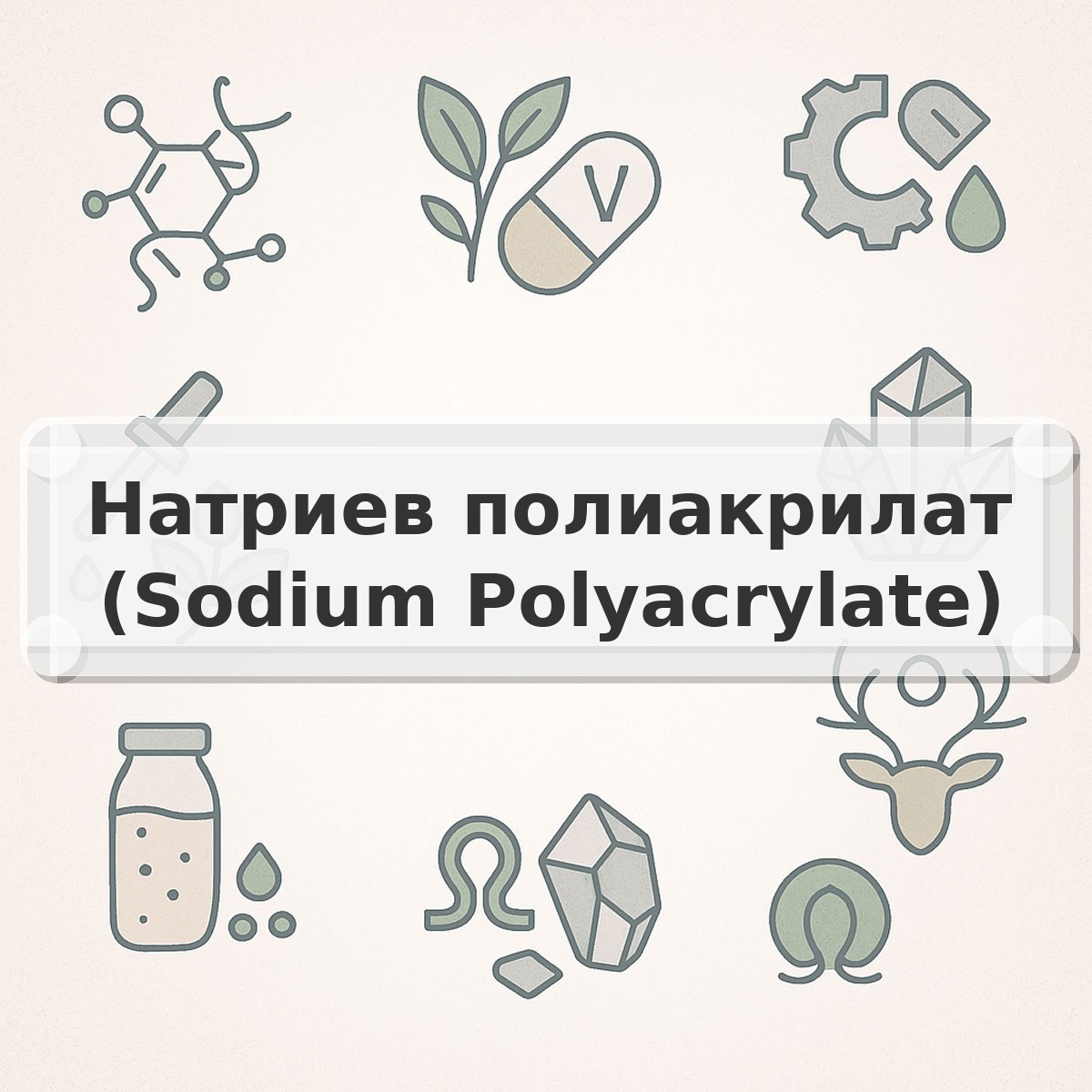 Натриев полиакрилат (Sodium Polyacrylate)