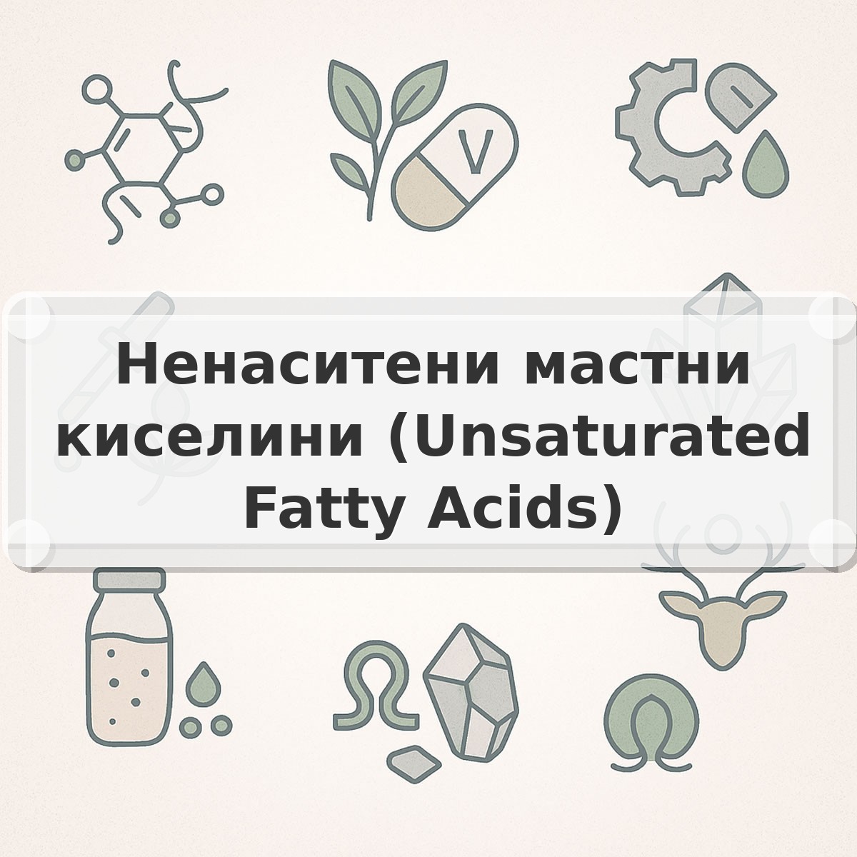 Ненаситени мастни киселини (Unsaturated Fatty Acids)