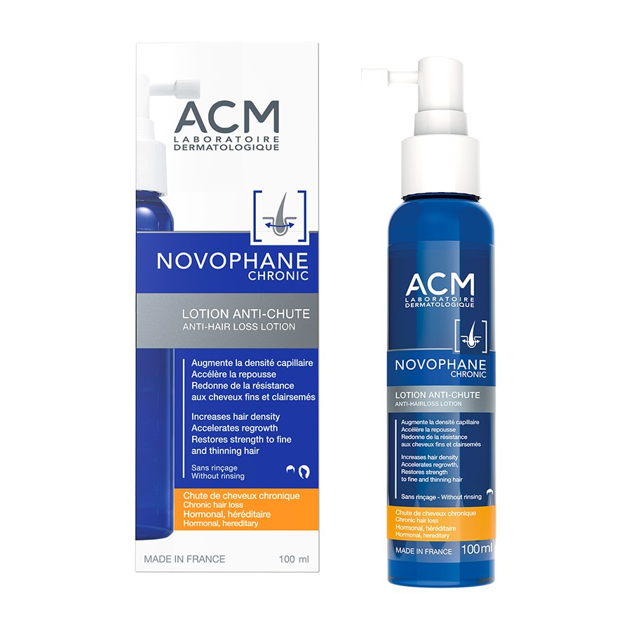 ACM NOVOPHANE Chronic Лосион срещу Хроничен Косопад