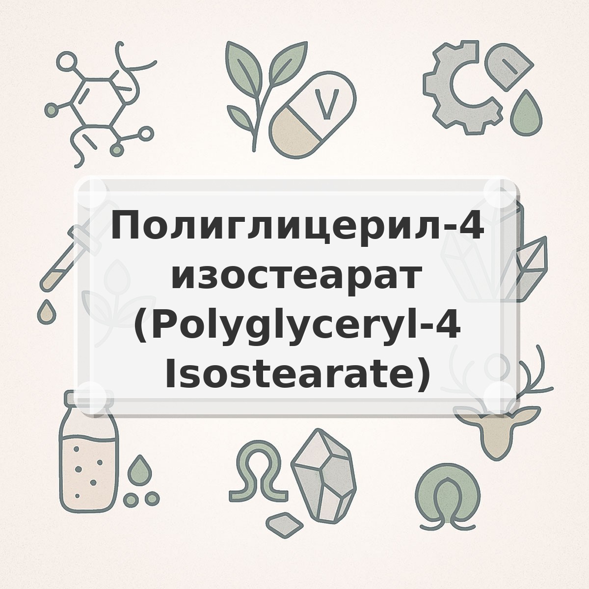 Полиглицерил-4 изостеарат (Polyglyceryl-4 Isostearate)
