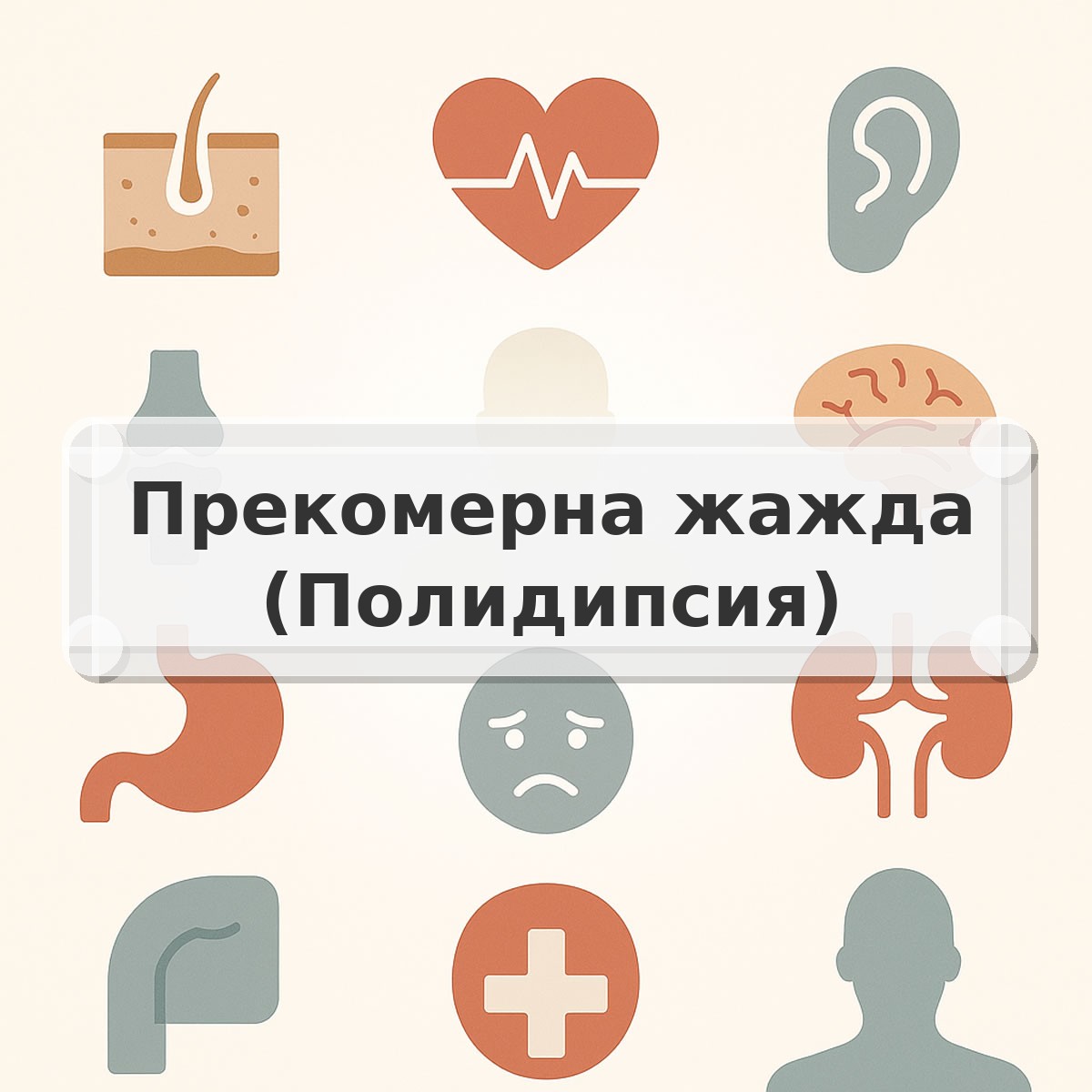 Прекомерна жажда (Полидипсия)