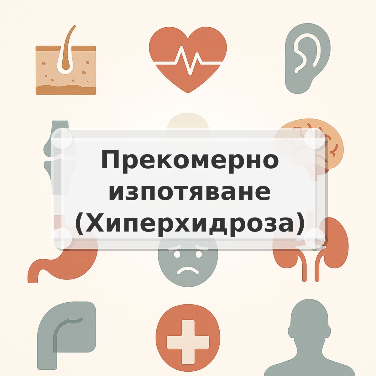 Прекомерно изпотяване (Хиперхидроза)