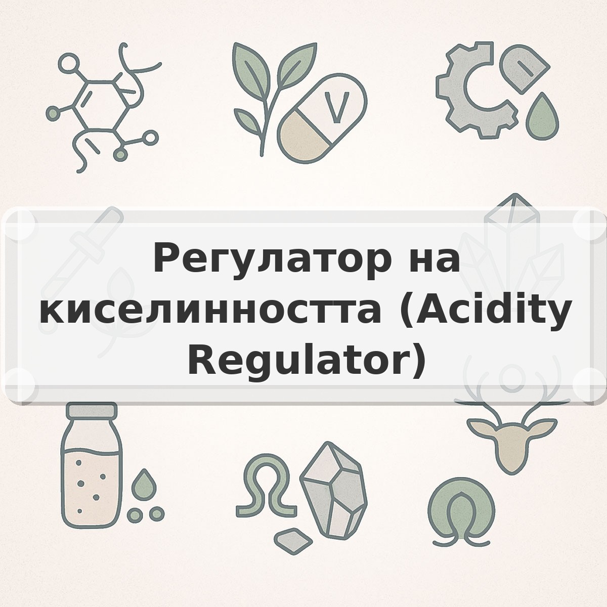 Регулатор на киселинността (Acidity Regulator)
