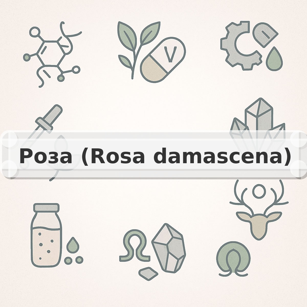 Роза (Rosa damascena)
