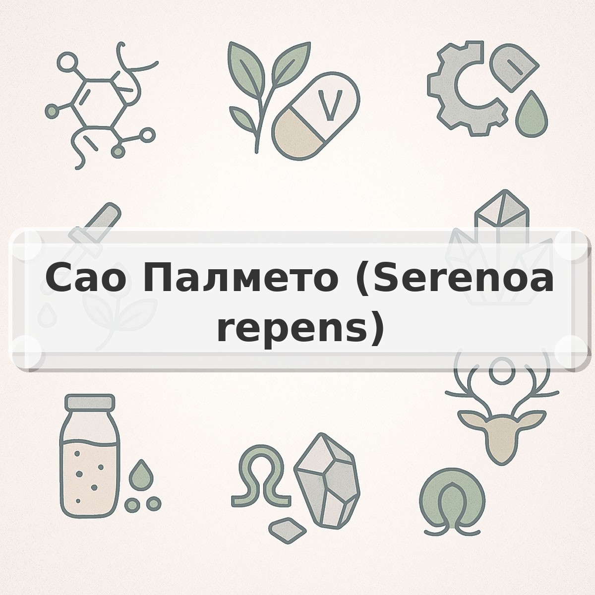 Сао Палмето (Serenoa repens)