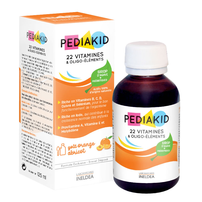 PEDIAKID Сироп с 22 Витамина и Микроелементи – 125 ml
