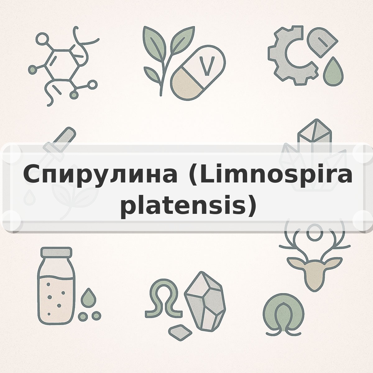 Спирулина (Limnospira platensis)