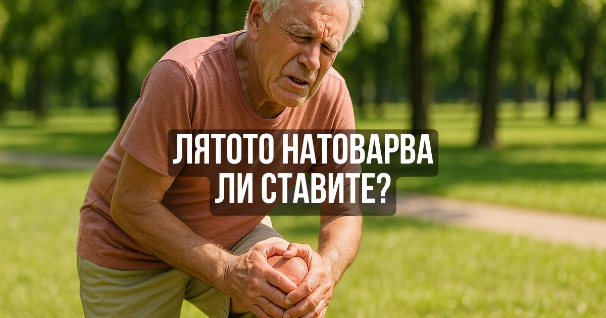 Лятото натоварва ли ставите? 3 симптома, които не трябва да игнорираме