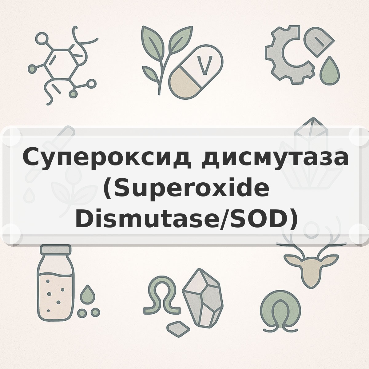 Супероксид дисмутаза (Superoxide Dismutase/SOD)