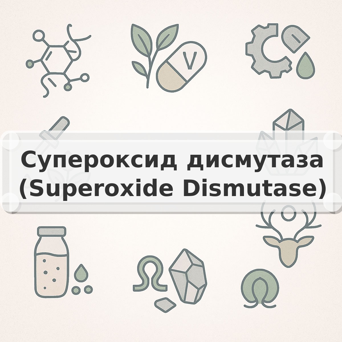 Супероксид дисмутаза (Superoxide Dismutase)