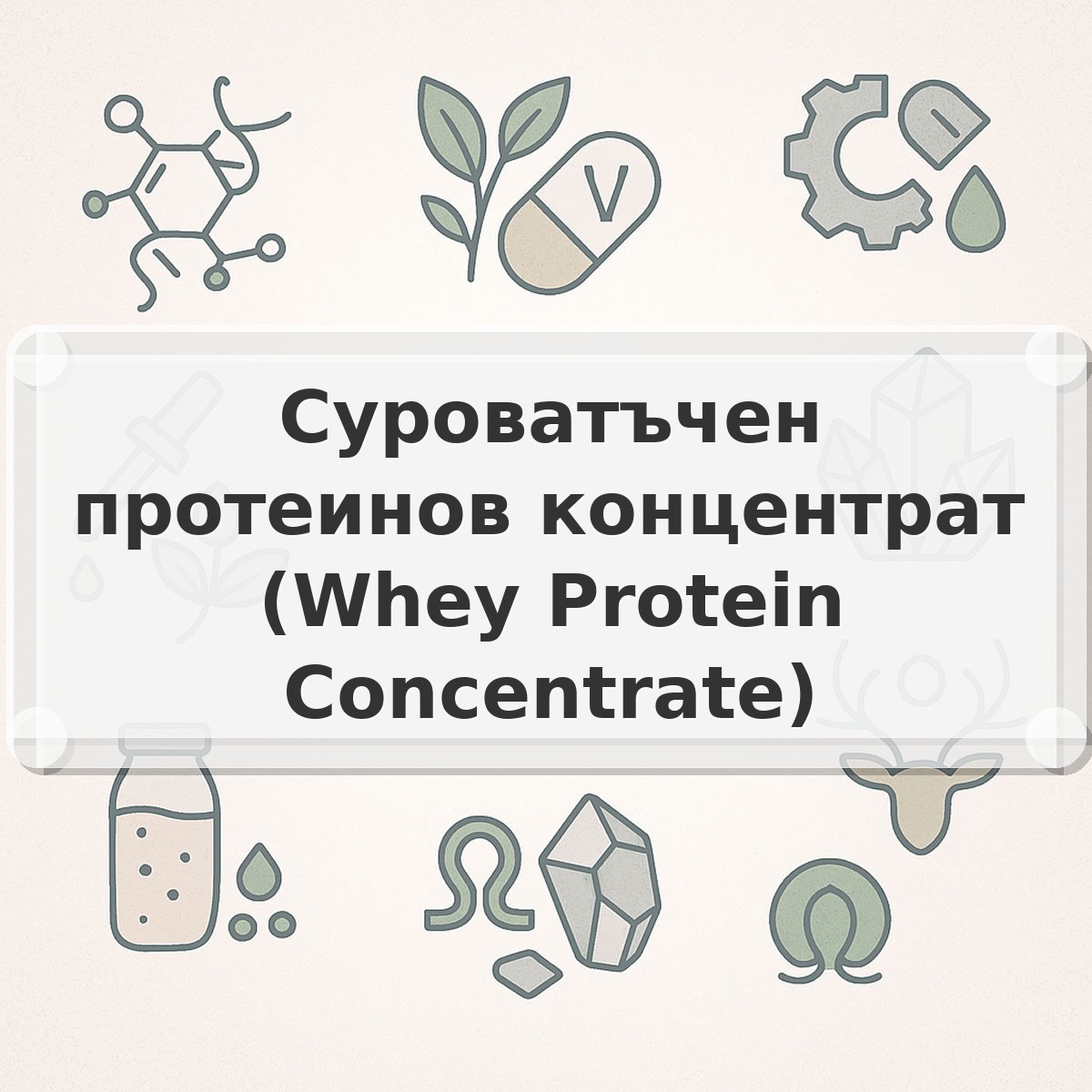 Суроватъчен протеинов концентрат (Whey Protein Concentrate)