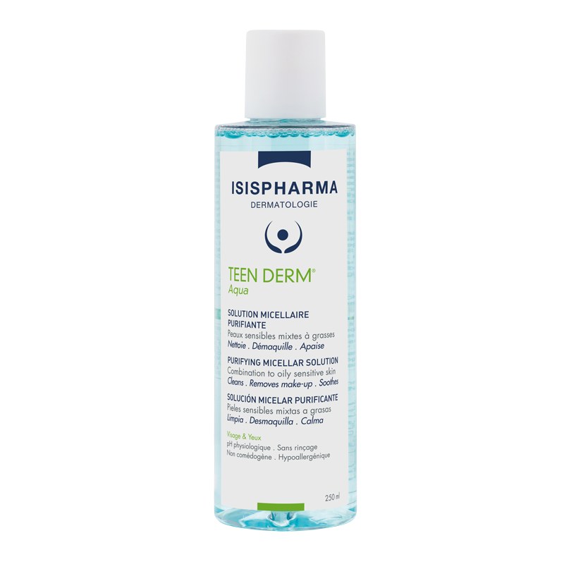TEEN DERM – Почистваща Мицеларна Вода за Мазна Кожа с Несъвършенства