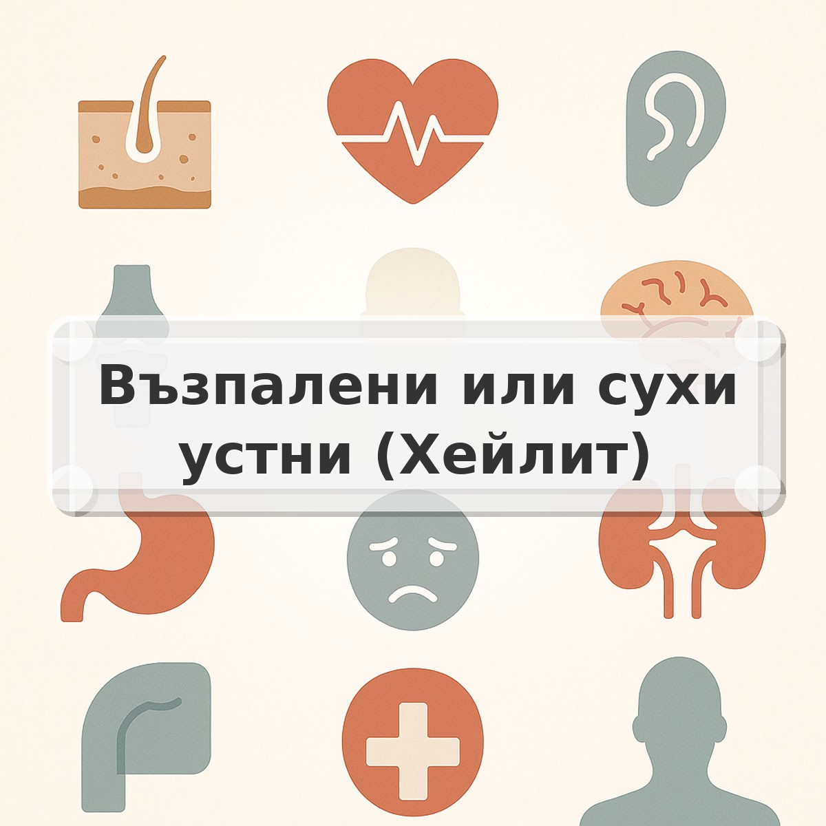 Възпалени или сухи устни (Хейлит)