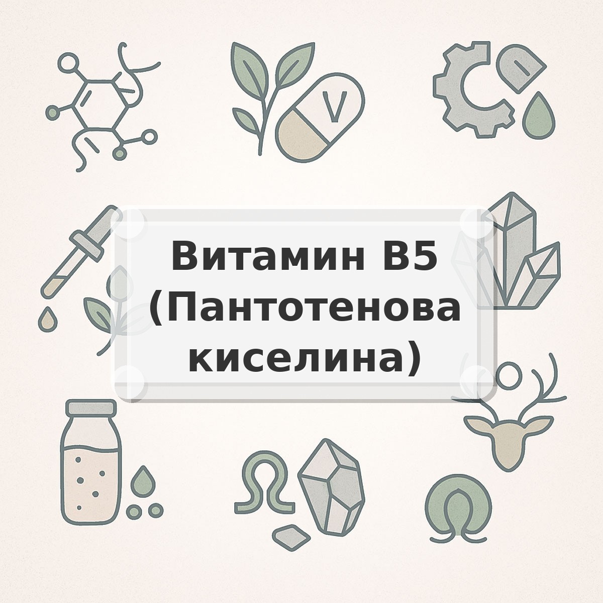 Витамин B5 (Пантотенова киселина)