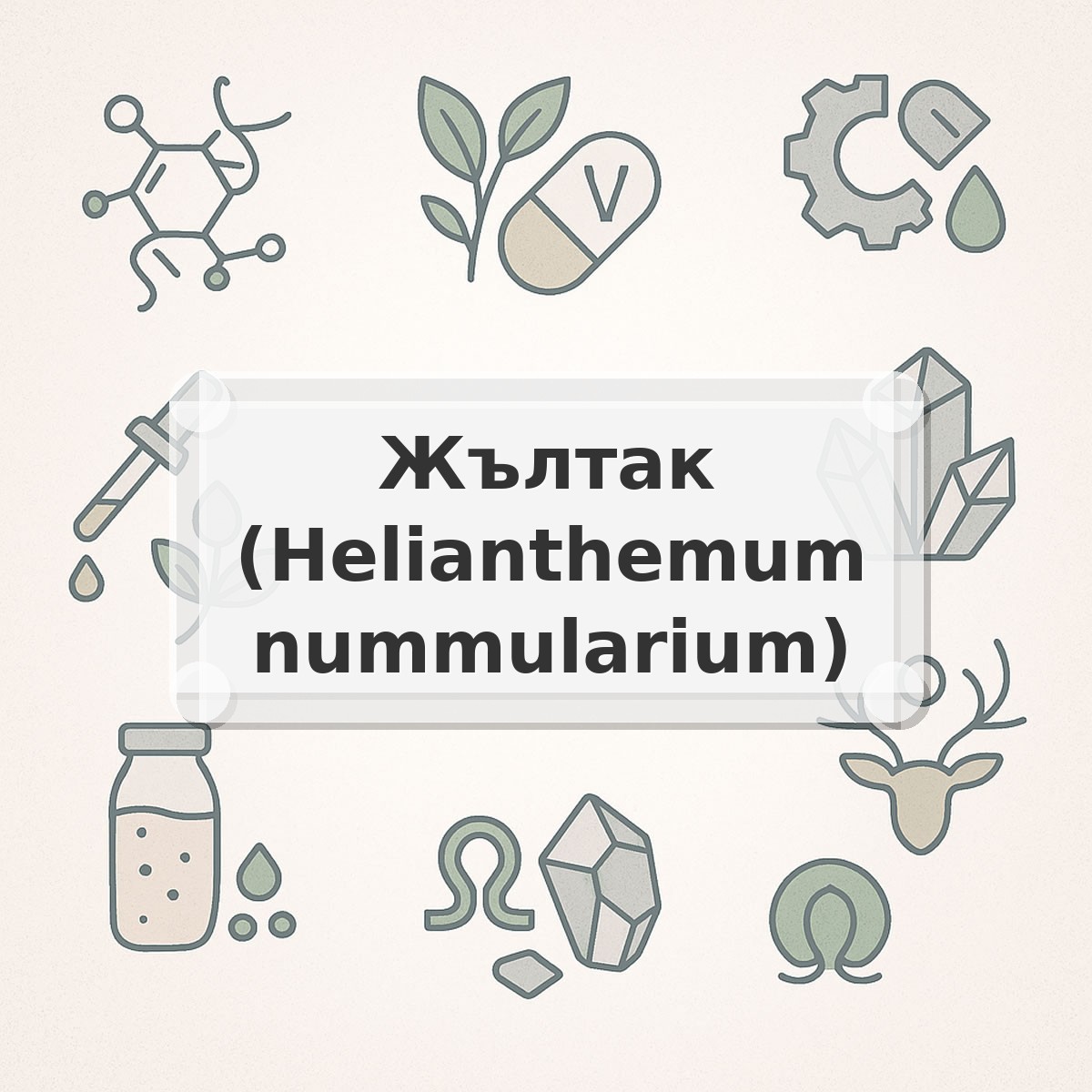 Жълтак (Helianthemum nummularium)