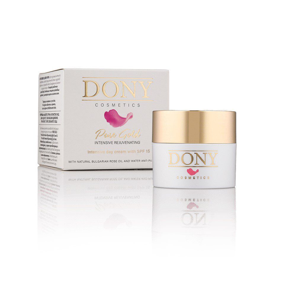Интензивен Дневен крем „Pure Gold“ с SPF15