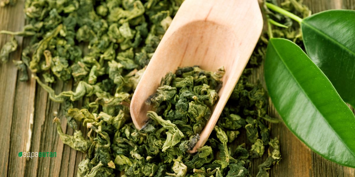  храни за черния дроб: зелен чай