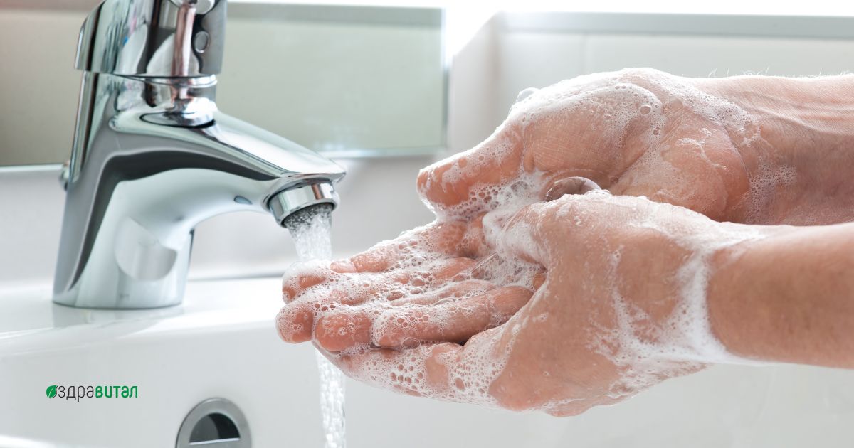 Превантивни мерки срещу тетанус : миене на ръце
